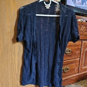 Mossimo Supply Co. Navy Blue Open-Front Cardigan
